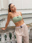 TOP LUMINA MUTED OLIVE