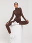 BLOUSE OCTAVIE BROWN