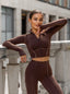 BLOUSE OCTAVIE BROWN