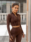 BLOUSE OCTAVIE BROWN