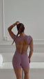JUMPSUIT NOVA SUIT DUSTY BERRY