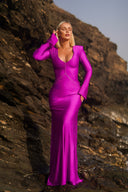 DRESS MARIBEL PURPLE