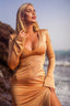 DRESS MARIBEL GOLD
