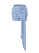 SKIRT CASSIA DUSTY BLUE