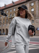 CREWNECK MONO ICON GREY MELANGE