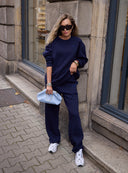 CREWNECK MONO ICON NAVY BLUE