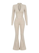 JUMPSUIT ELÉONORE BEIGE