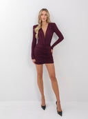 SKIRT VEDETTE DARK CHERRIES