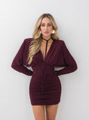 SKIRT VEDETTE DARK CHERRIES