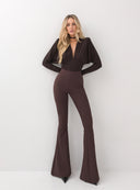 TROUSERS SAFIYA BROWN