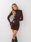 DRESS MALENE DARK CHOCOLATE