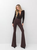 TROUSERS SAFIYA BROWN