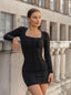 KLEID SOPHIE - SCHWARZ