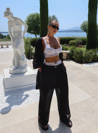 TROUSERS MOONFLOW BLACK