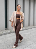 TROUSERS FUSION BROWN