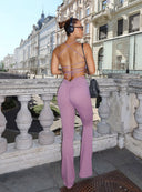 TROUSERS FUSION DUSTY BERRY