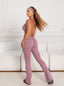 TROUSERS FUSION DUSTY BERRY