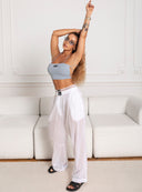 TOP LUMINA DUSTY BLUE