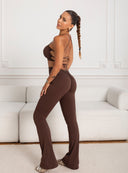 TROUSERS FUSION BROWN