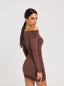 Dress felicia mini brown