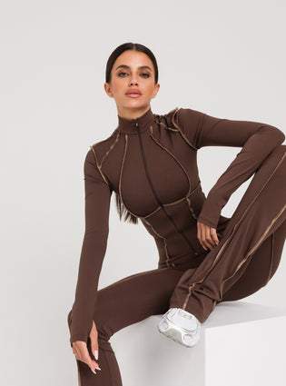 BLOUSE LEA BROWN