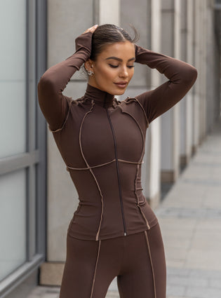 BLOUSE LEA BROWN