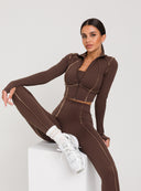 BLOUSE OCTAVIE BROWN