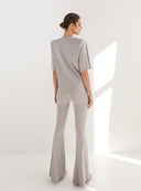 TROUSERS NODIA TAUPE
