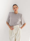 T-SHIRT KAIA TAUPE