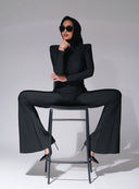 ELIENOR SCHWARZE HOSE