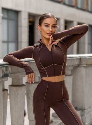 BLOUSE OCTAVIE BROWN