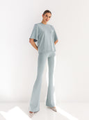 TROUSERS NODIA SAGE GREEN