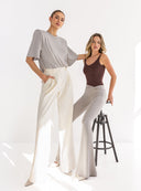 T-SHIRT KAIA TAUPE