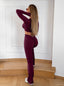 TROUSERS FUSION CLARET