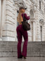 JUMPSUIT GRAVITY HAZE CLARET