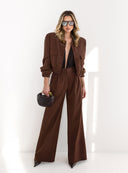 TROUSERS NOEME ESPRESSO