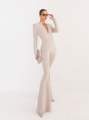 JUMPSUIT ELÉONORE BEIGE