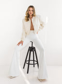 TROUSERS SAFIYA ECRU