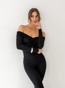 LONGSLEEVE BIANCA BLACK