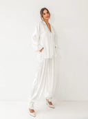 TROUSERS VIREL ECRU