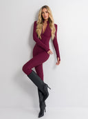 JUMPSUIT MERYL CLARET