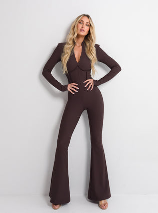 Jumpsuit Eléonore Brown