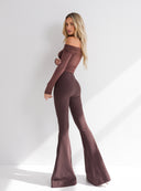 TROUSERS SAFIYA BROWN