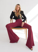 TROUSERS SAFIYA CLARET
