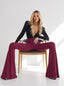 TROUSERS SAFIYA CLARET