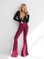 TROUSERS SAFIYA CLARET