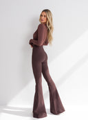 TROUSERS SAFIYA BROWN