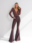 TROUSERS SAFIYA BROWN