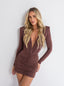 SKIRT VEDETTE BROWN