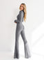 TROUSERS ELIENOR SILVER DUST